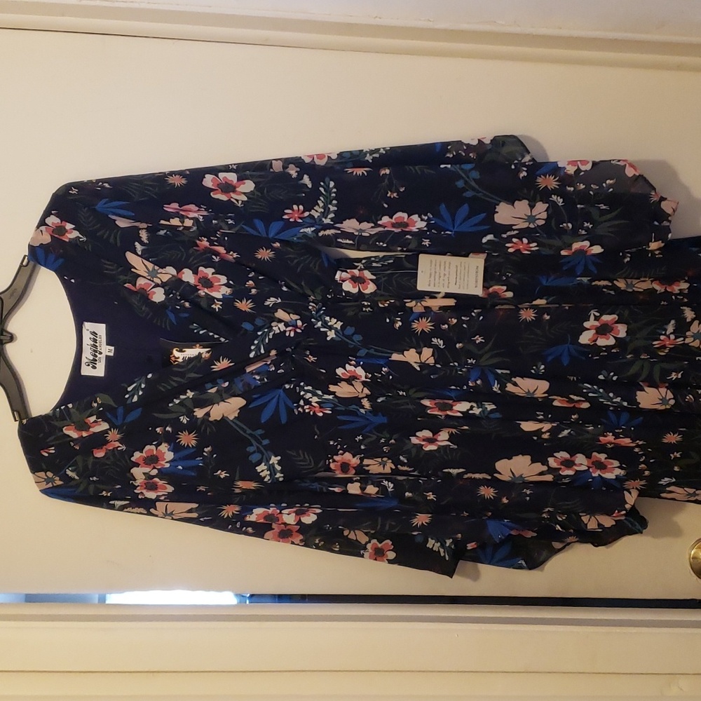 Meghan Los Angeles wildflower sunset maxi dress Medium